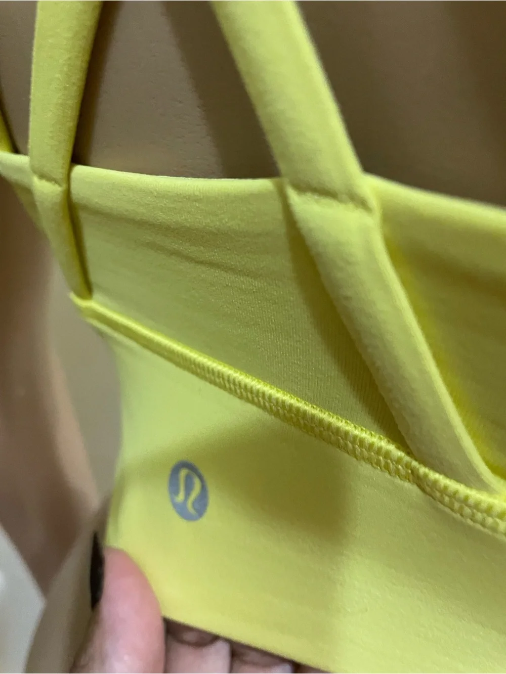lululemon athletica Neon Yellow Sports Bra